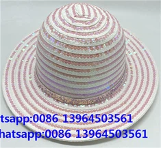 सेक्विन महिला ग्रीष्मकालीन टोपी