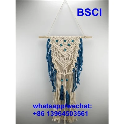 कपास रस्सी दीवार टेपेस्ट्री